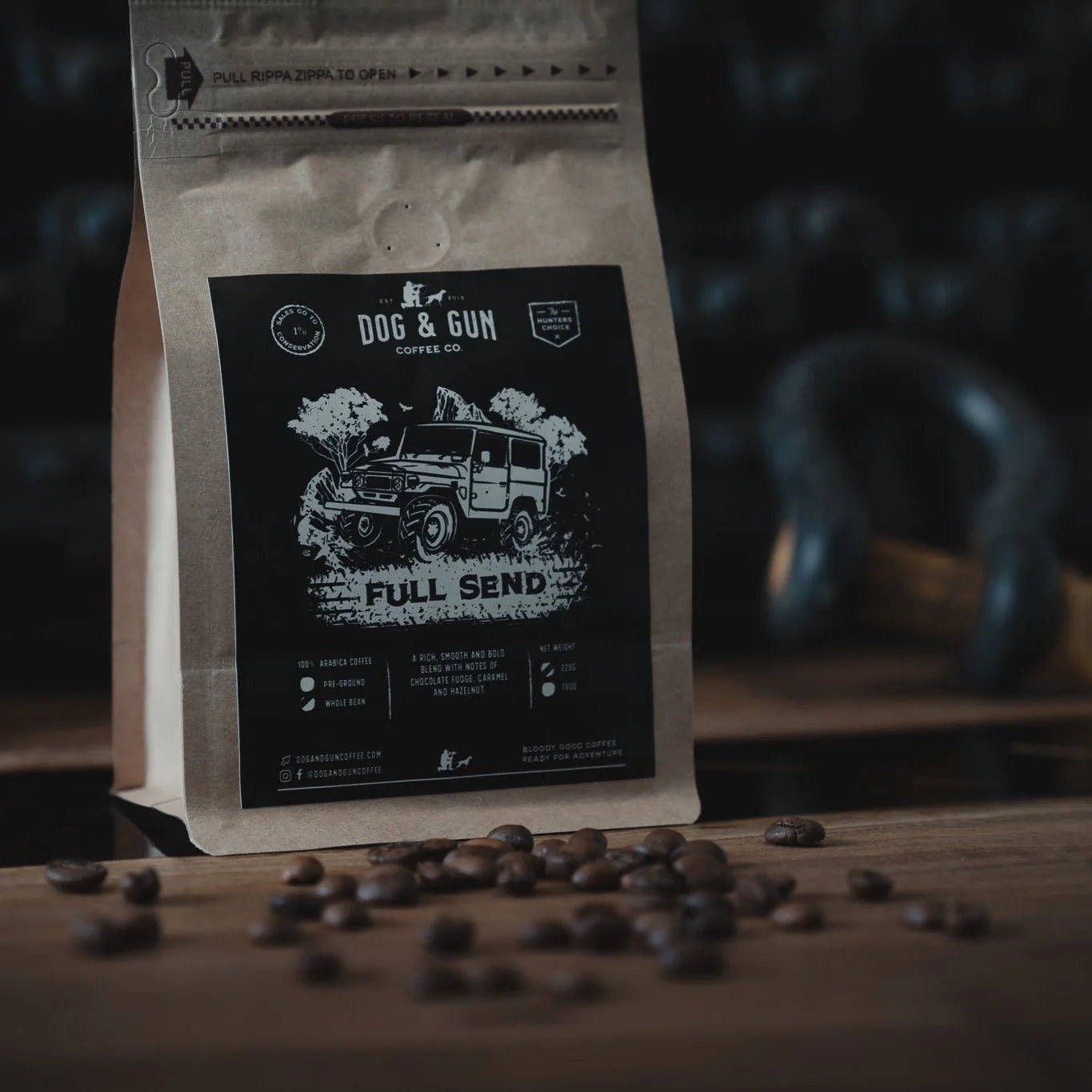 Dog & Gun Coffee - Whole Beans (Pre-Ground)